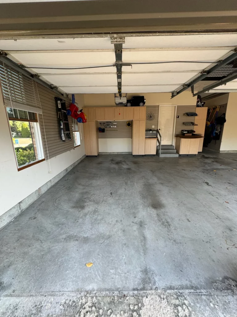 cracked garage floor in wentzville