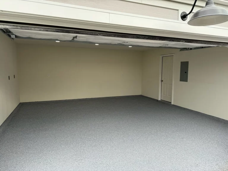 completed garage in new town at st charles